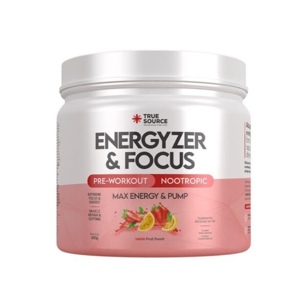 Energyzer & Focus Fruit Punch - 360g - True Source