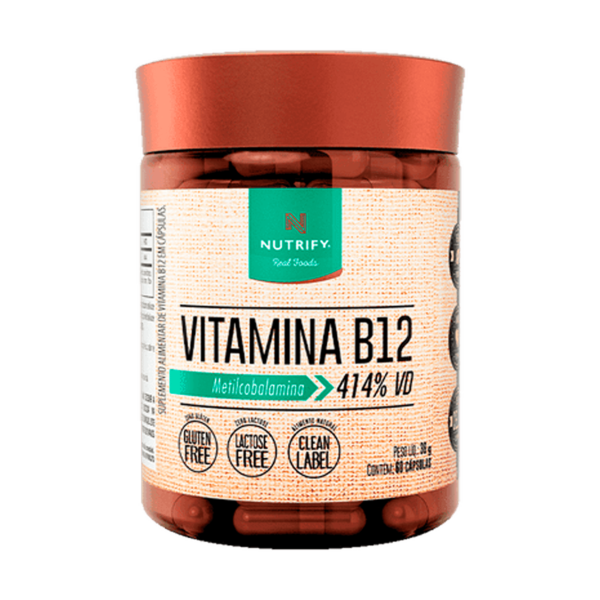 Vitamina B12 - 60 Cápsulas  Nutrify