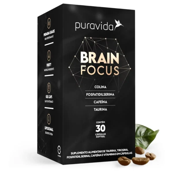 Brain Focus - 30 cápsulas - Puravida