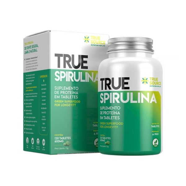 Spirulina 600mg - 120 tabletes -True Source