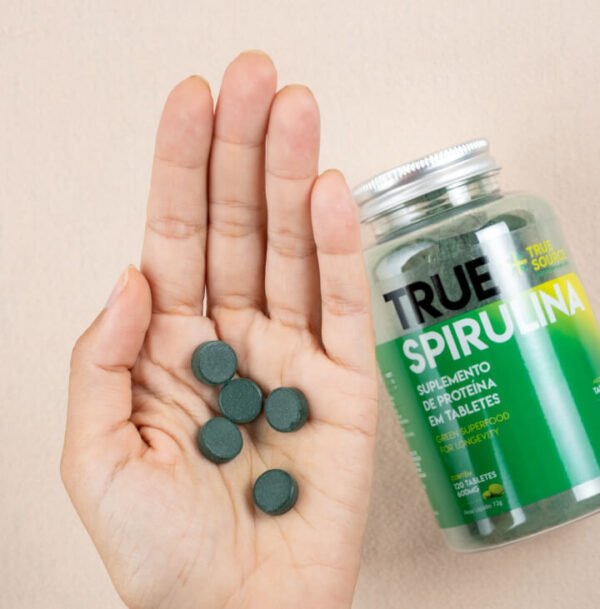 Spirulina 600mg - 120 tabletes -True Source - Image 3